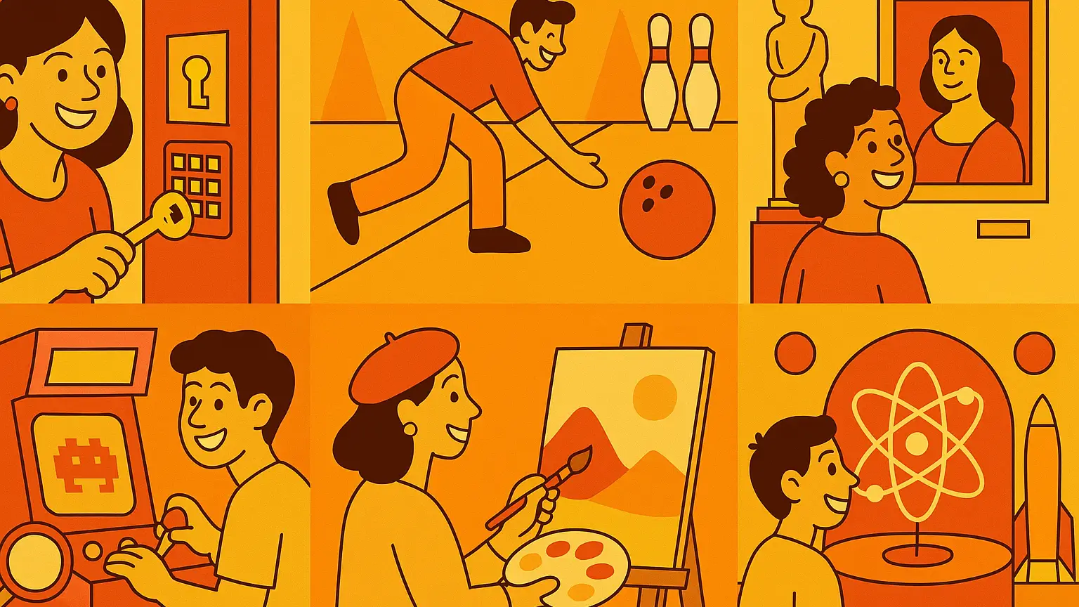 Indoor activities scene in Logan Square